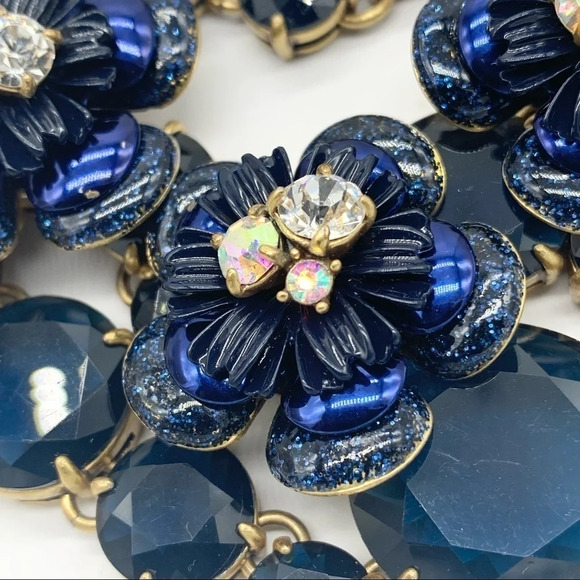 J. Crew Midnight Floral Navy Necklace - Picture 6 of 6